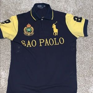 Men’s Brazil themed polo shirt